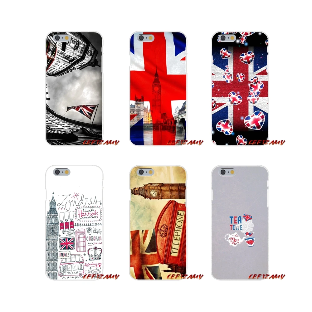Прозрачный чехол из ТПУ с флагом Великобритании Лондона для Xiaomi Mi6 Mi 6 A1 Max Mix 2 5X 6X Redmi Note 5 5A 4X 4A 4 3 Plus