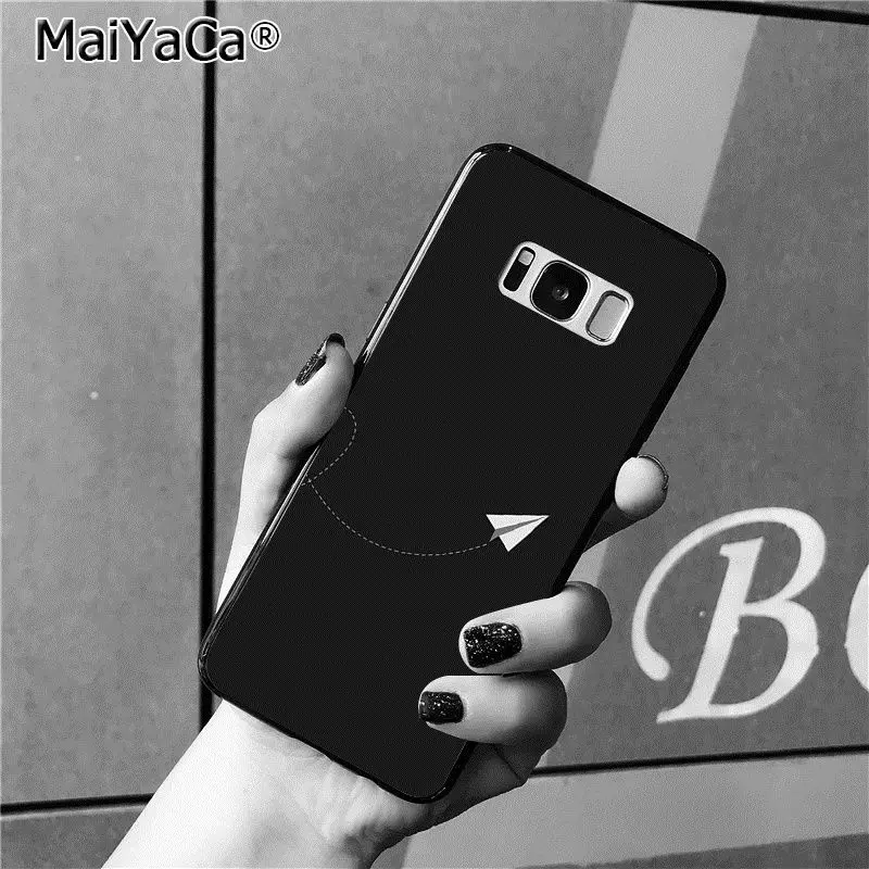 MaiYaCa Travel the world бумажный самолет чехол для телефона Samsung Galaxy S20 S8 S7 edge S6 S10 Lite S10Plus S10E S9