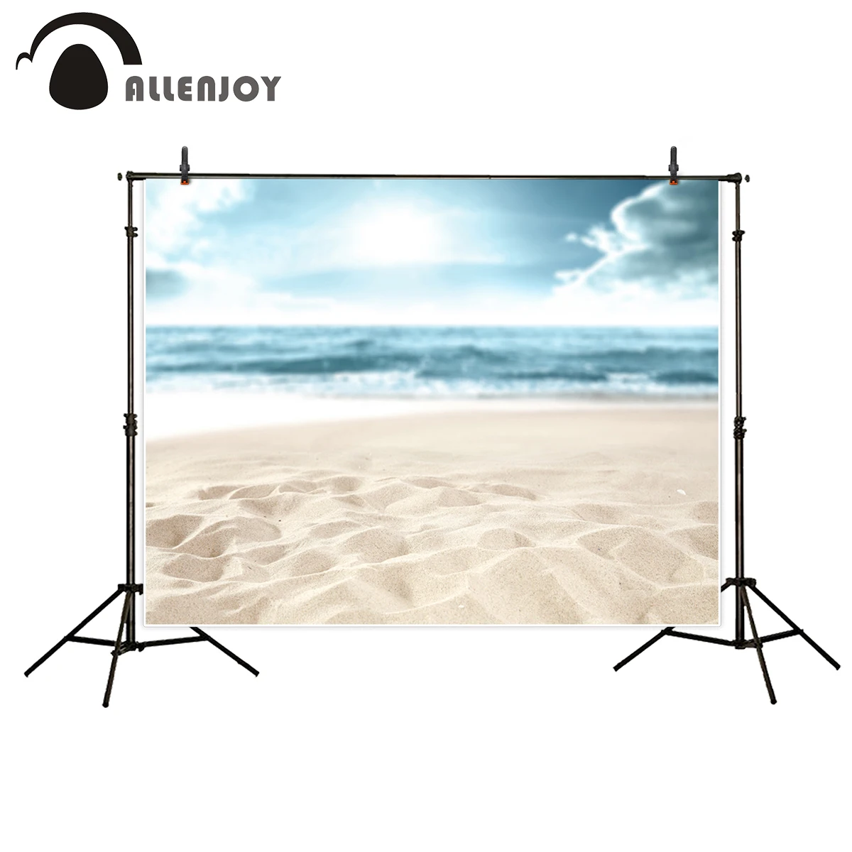 Allenjoy художественные фоны для фотосъемки солнце море мечта Сияющий пляж фон