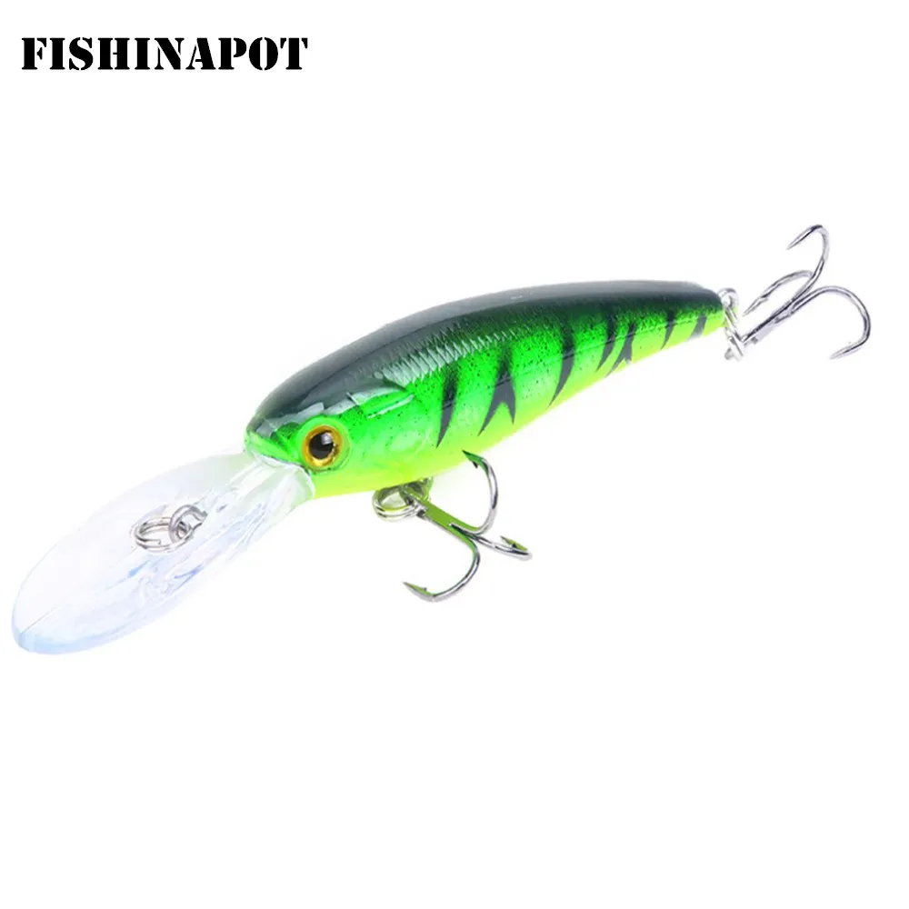 

1pcs Minnow Fishing Lures Wobbler Crankbaits 9.5cm 7.2g ABS Artificial Hard Baits For Bass Trolling Pesca Carp Fishing Tackle