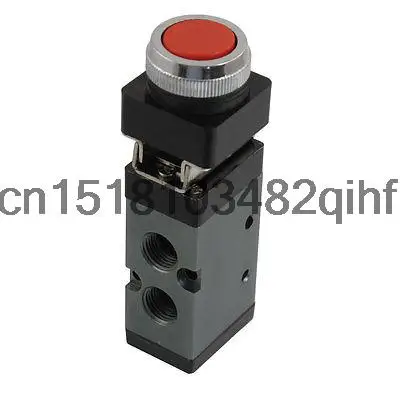 

MSV-86522PPL 1/4" PT 2/5 Way Momentary Red Flat Button Air Mechanical Valve