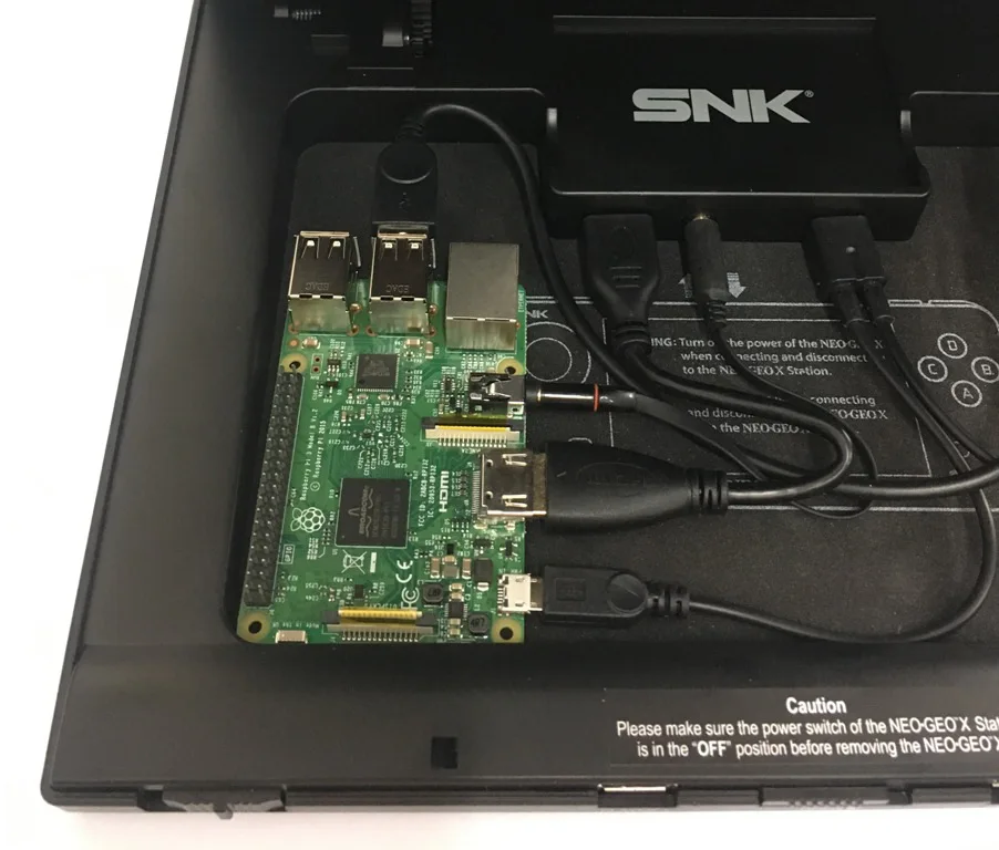 Raspberry PI 3 набор кабелей для док-станции NEOGEO X, HDMI и av-кабель в комплекте