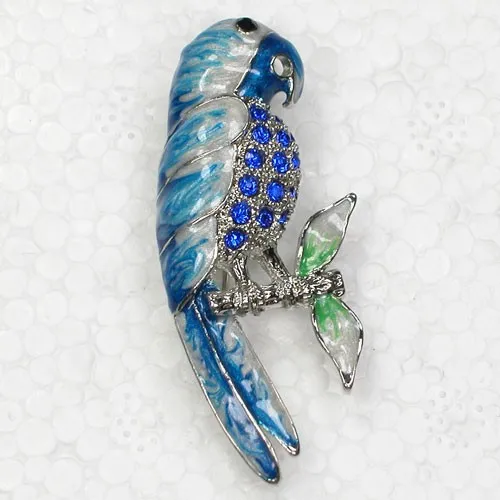 Синие стразы бриллиантовые Броши C2097 B|pin brooch|parrot pinenamel pin brooch |