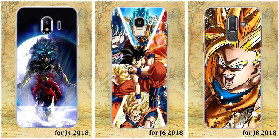 Dragon Ball Z Goku чехол для телефона для Samsung Galaxy J3 J4 J6 плюс J7 J8 J5 J7 твёрдый ПК лучшего качества Coque fundas чехол