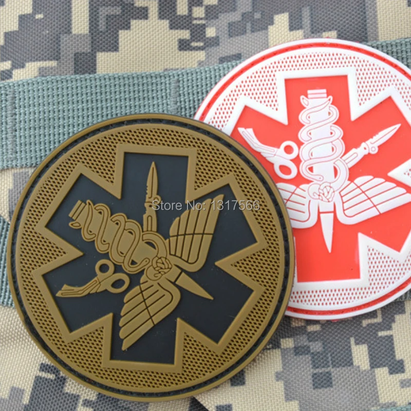 3D резиновые пластыри из ПВХ Военная Тактическая повязка на руку тканевая