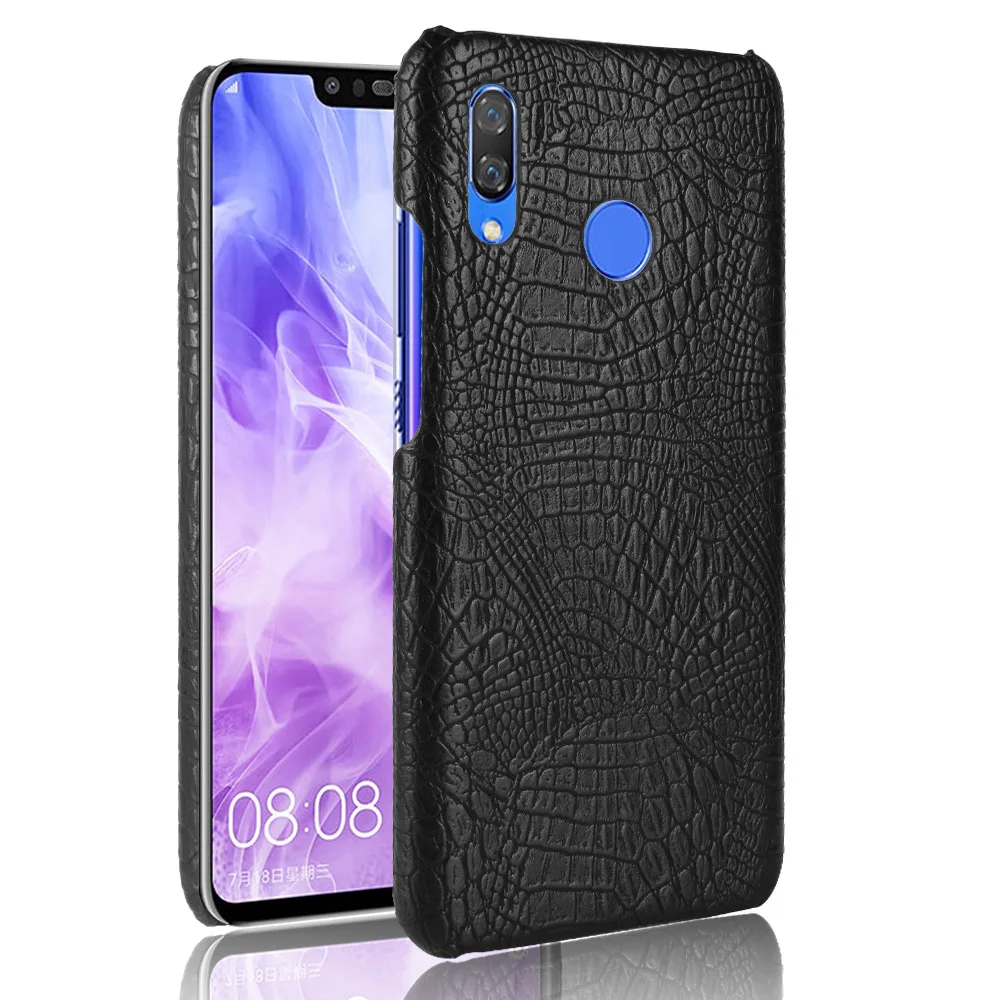 Чехол для Huawei nova 3i чехол 3 искусственная кожа + Ретро крокодиловая Жесткий Nova