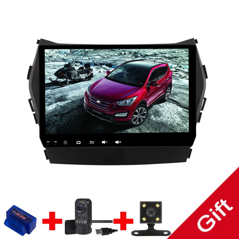 Android 9 0 Octa Core PX5 подходит для HYUNDAI santa fe ix45 2013 2014 2015 автомобильный DVD плеер навигация