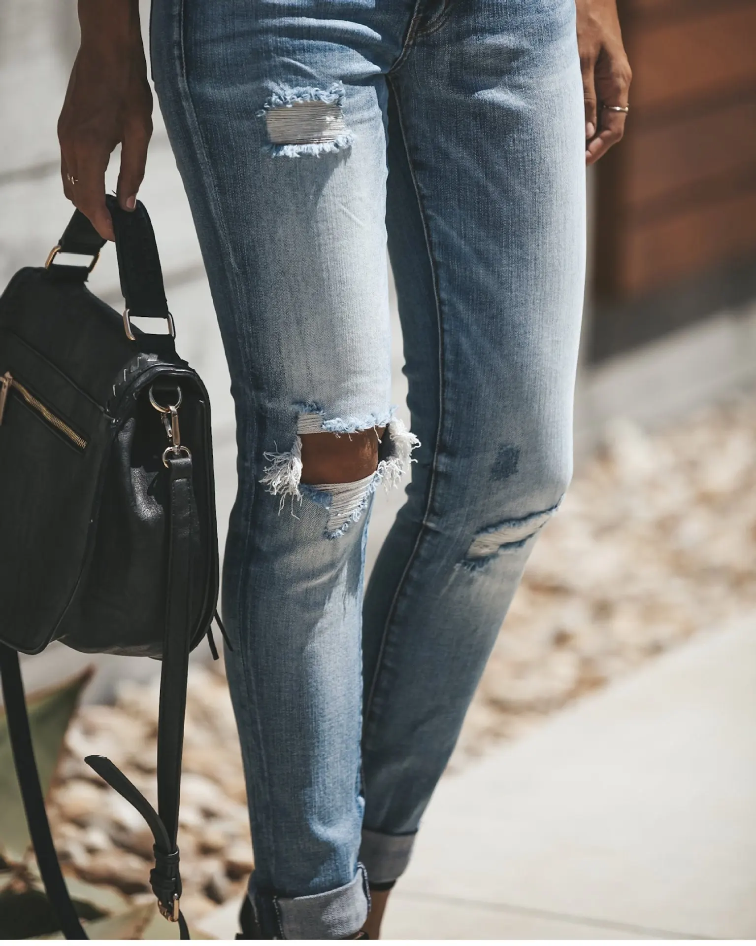 

high waist jeans mom fashion 2019 korean hole button fly cotton plus size girl clothes mom casual straight sexy pant