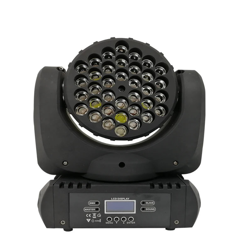 36x3 W луч света перемещение головы RGBW 4IN1 свет DMX512 Профессиональный для световых