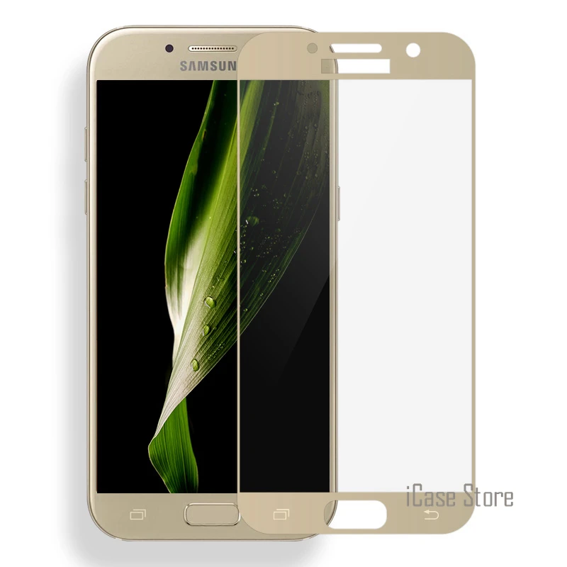 

Tempered Glass Screen Protector For Samsung Galaxy A3 A5 A7 (2017 TYPE) A320 A520 A720 3D Full Cover Curved Edge Glass Film