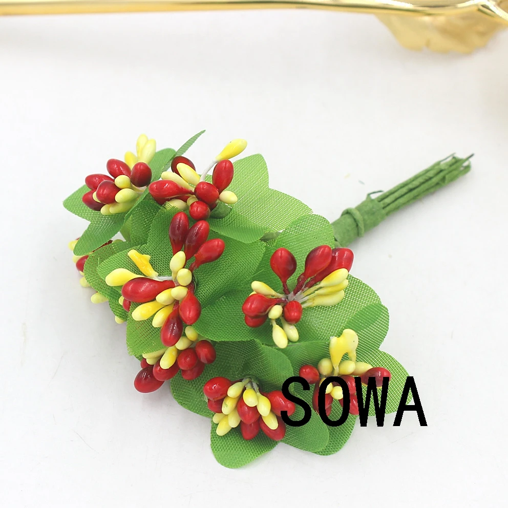 Искусственные тычинки из пены цветочный букет стебель проволоки/для