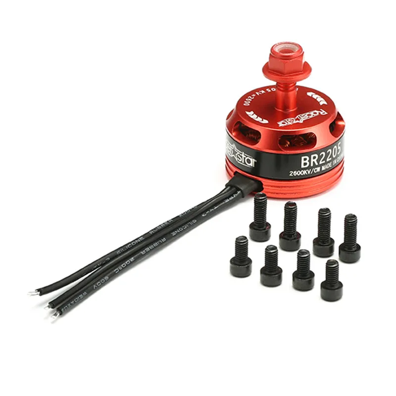 Новое поступление 4 шт./лот Racerstar Racing Edition 2205 BR2205 2600KV 2-4S бесщеточный двигатель CW/CCW