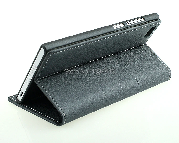 5pcs/lot free shipping newest pu case for xiaomi 3 luxury leather cell phone cover protective shell waterproof skin |