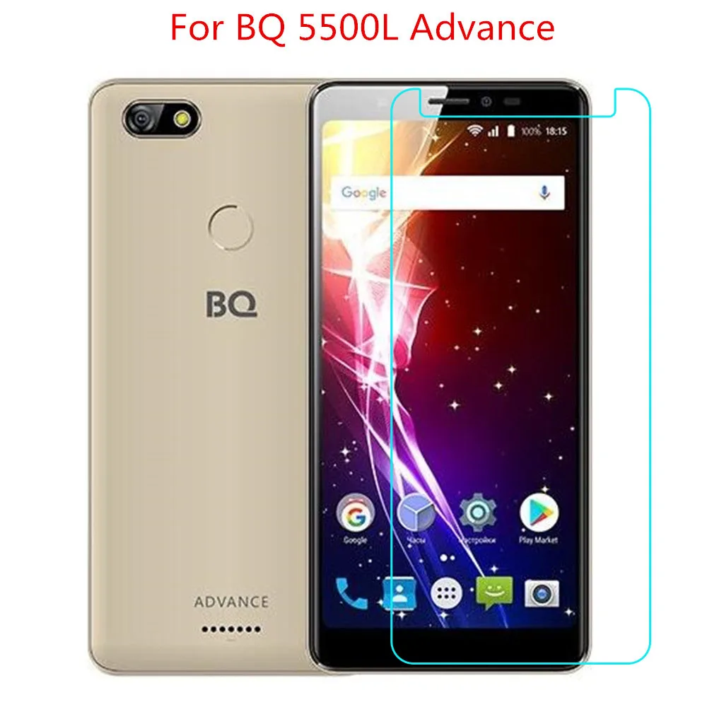 2.5D 9 H стекло для BQ 5500L Advance протектор экрана закаленное стекло для BQ 5500L Advance защитная пленка против царапин