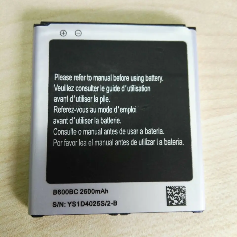 Новый B600BC B600BE литий-ионный аккумулятор для Samsung i9500 Galaxy S4 2600 мАч высокое качество |