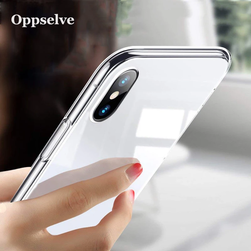 Oppselve прозрачный силиконовый чехол для телефона iPhone 11 XS Max XR X из ТПУ 8 7 6 S Plus