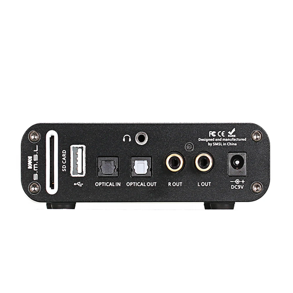 SMSL DP1 Hi Fi DSD плеер/цифровой циферблат ЦАП/цифровой плеер аудио ЦАП с Встроенный