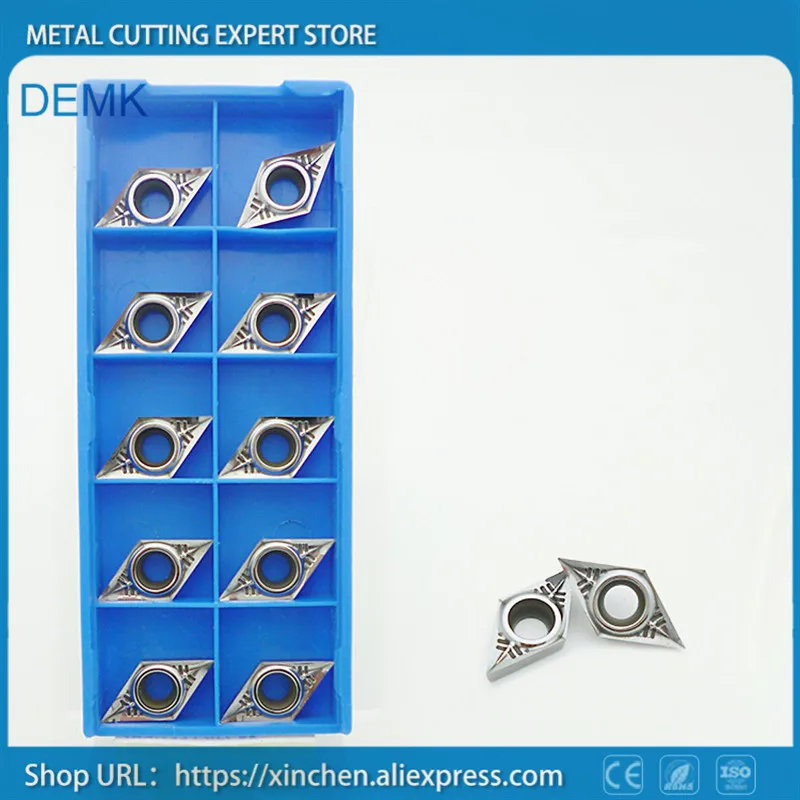 

Knife DCGT11T302/4 AK aluminum alloy dedicated,copper pieces processing blade insert CNC cutting tool for Non-ferrous metals