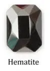 octagonal hematite 20 шт 10 цветов Стразы для дизайна ногтей размер, 5-10 мм для 3D дизайна ногтей Стразы удлиненные каплевидные стеклянные Красочные камни - Цвет: octagonal hematite