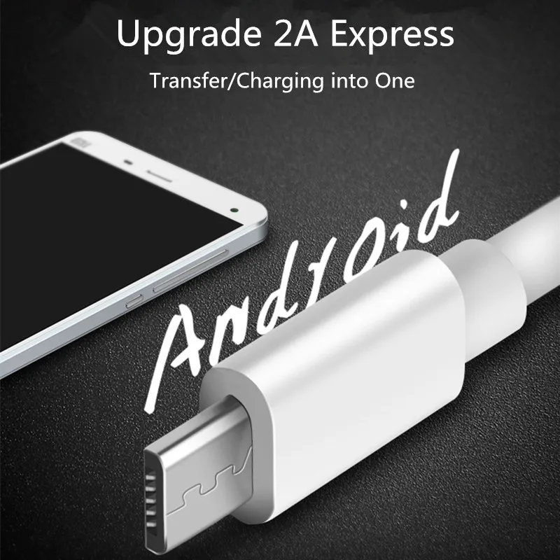 CXV быстрое зарядное устройство Micro USB кабель 1 м 2 для передачи данных Samsung HTC LG Huawei