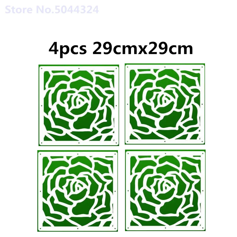 4pcs 29x29cm Перегородка для комнаты Biombo, перегородка для комнаты, настенный складной экран, занавеска, подвесной экран, перегородка, 4 шт./лот, 29 см X 29 см - Цвет: 4pcs 29x29cm