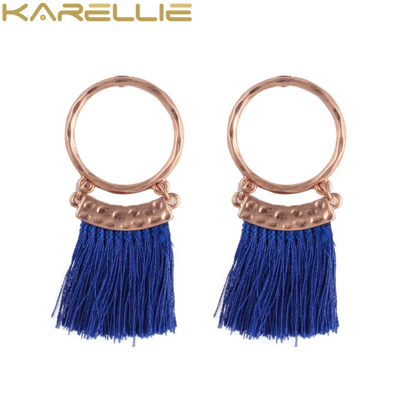 KARELLIE New Arrival Vintage Tassel Dangle Earrings Alloy Round Women Wedding Drop Wholesale Charm | Украшения и аксессуары