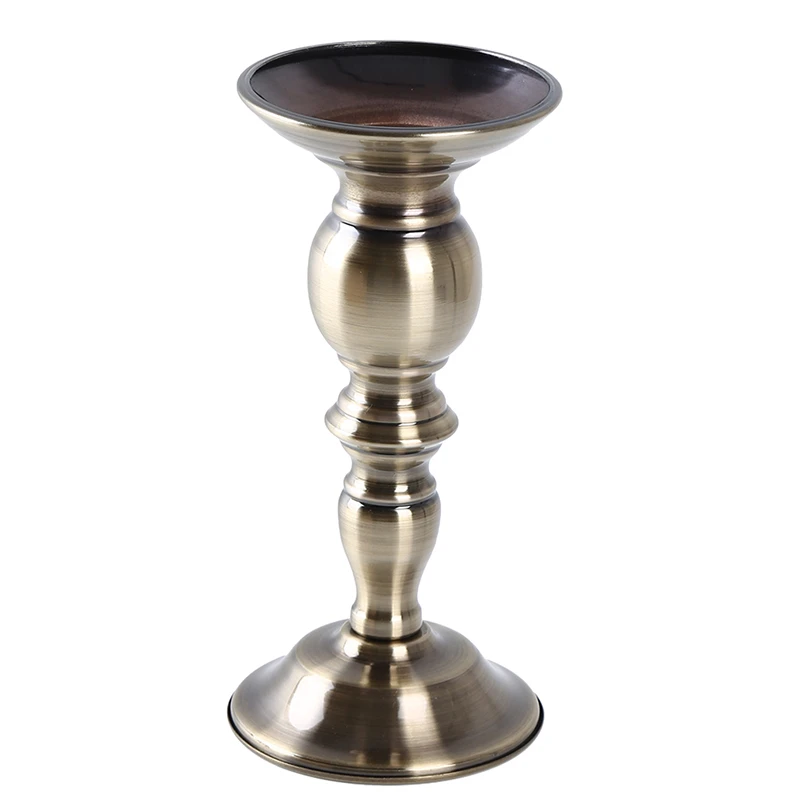 460-22 Bronze Свадебные украшения, золотые подсвечники, подсвечник, ваза для цветов, стол, центральный элемент, Цветочная стойка для мероприятий, ретро свечная стойка - Цвет: 460-22 Bronze