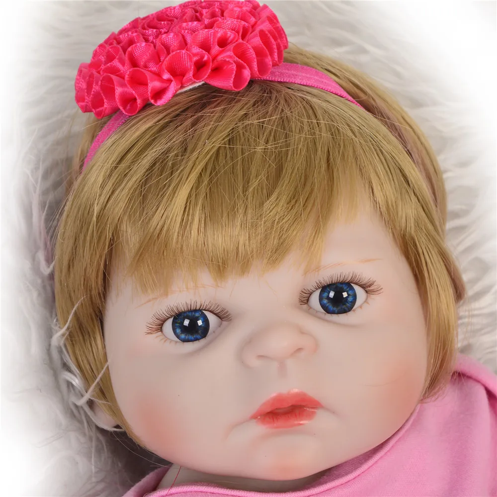 Куклы Bebes reborn menina 19 "48 см силиконовые куклы с полным корпусом реалистичные victoria