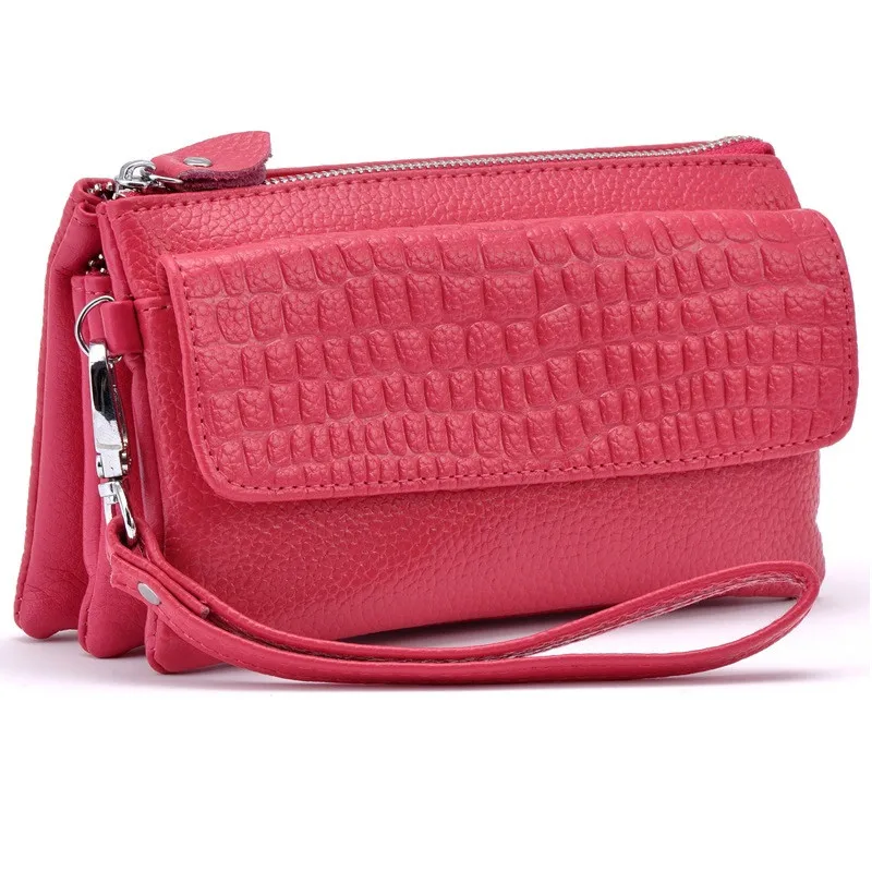 Crossbody Bag Mini Women's Shoulder Quality Genuine Leather Clutch Lady Long Wallet Fashion Money | Багаж и сумки