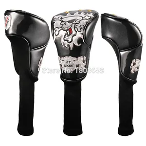 Новинка, 4 цвета, чехол с черепом для головы водителя, 460cc, чехол для гольф-клуба, для водителя