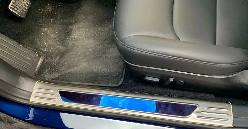 Для Tesla Model 3 2018-2019 внутренняя Накладка на порог Защитная крышка | Автомобили и