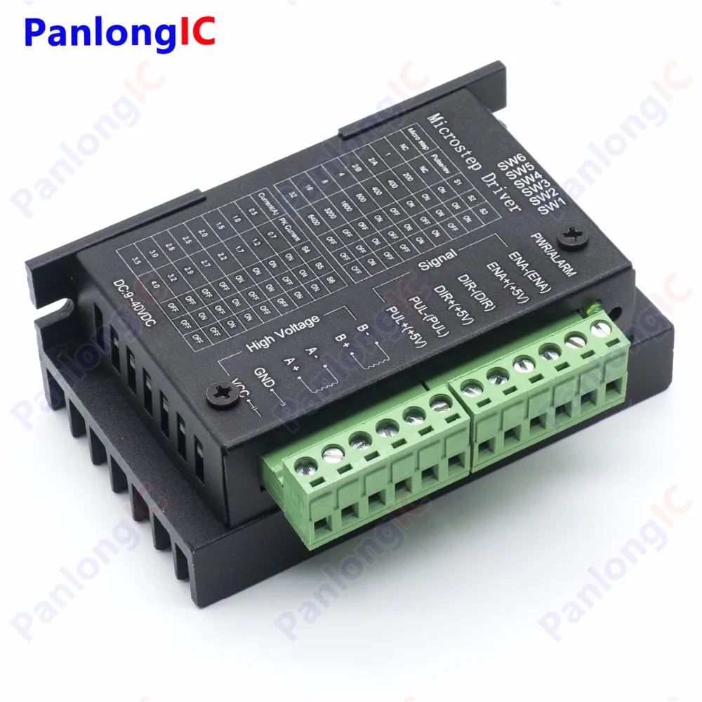 TB6600 контроллер шагового двигателя 4 а 9 ~ 42 в 32 микро шага CNC 1 Ось 2 или фазы 42/57/86|motor