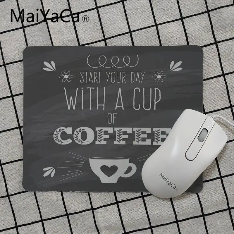 MaiYaCa We Love Tea Time Удобный маленький коврик для мыши игровой ПК компьютер Самые