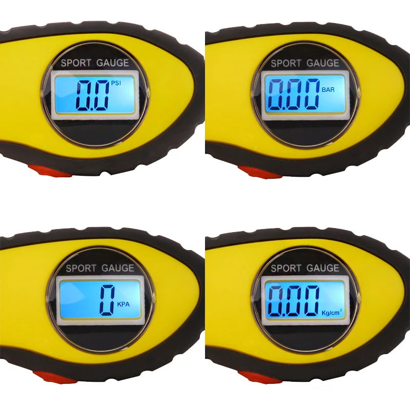Автомобильный манометр с цифровым ЖК-дисплеем измеритель давления в шинах