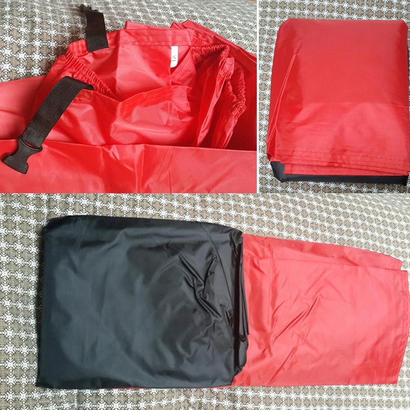 Buendeer M/L/XL/XXL/XXXL красный+ черный водонепроницаемый мотоциклетный чехол для Honda Kawasaki Suzuki Touring Road King Electra Glide