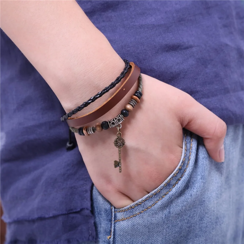 2017 снимков ювелирные изделия Регулируемая любовь ключ Браслеты и браслеты