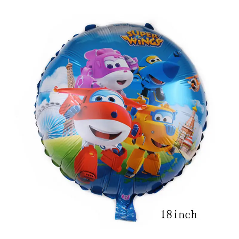 Figure balloon XXPWJ 3D самолет мультфильм алюминиевые воздушные шары Праздничная Вечеринка воздушные шары для украшения дня рождения высокого качества - Цвет: Figure balloon