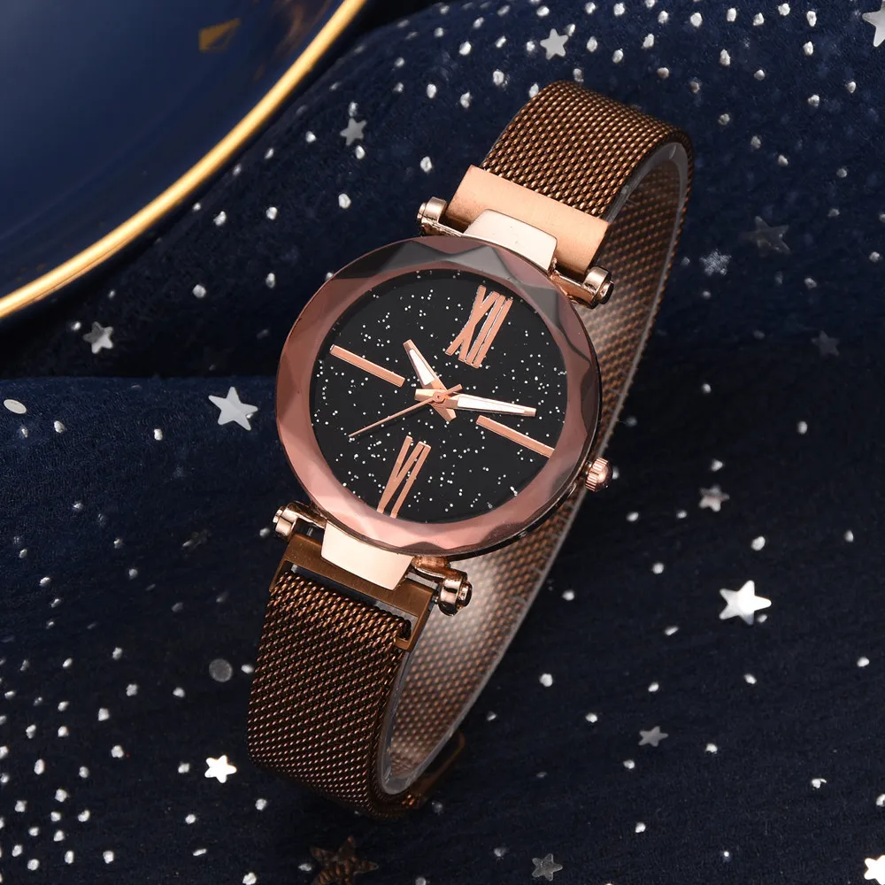 

Women Watches Ladies Quartz Watch Fashion Casual Quartz Mesh Belt Watch Analog Wrist Watch