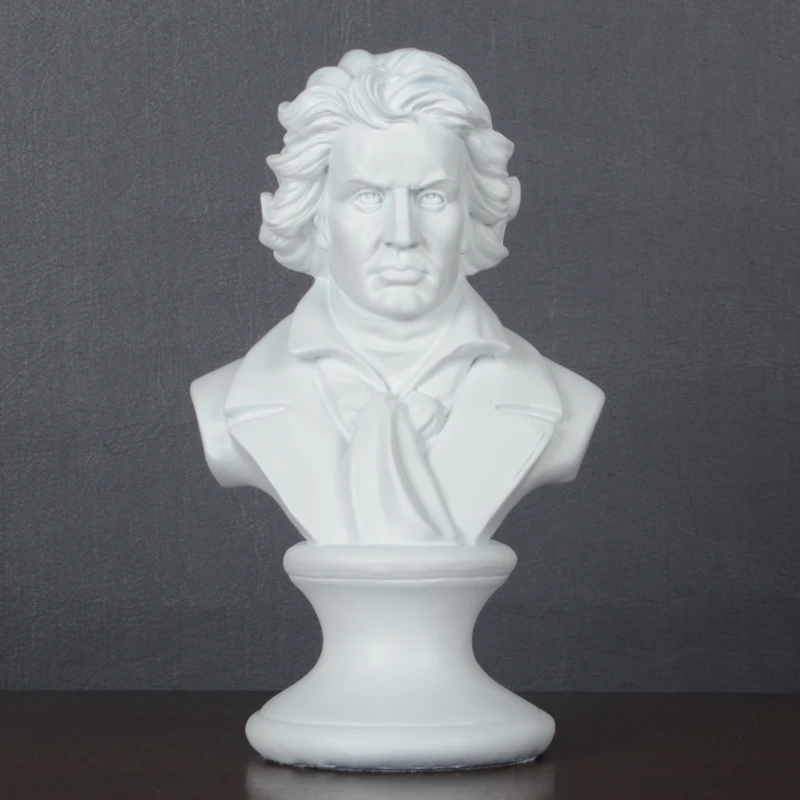 Европейские Креативные украшения для дома великий музыкант Бетховен Бюст Смола