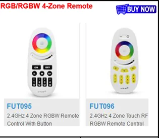 FUT068 AC85-265V Milight 2,4 г 6 Вт RGB+ CCT Вай-Фай совместимый смарт светодиодный светильник 2,4G Беспроводной 4-Зона дистанционного управления Android/iOs APP Управление