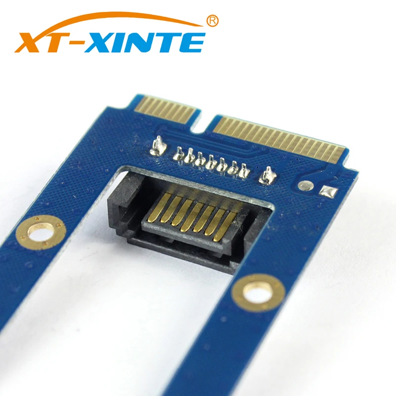 Мини адаптер PCI E mSATA SATA карточка SSD для плоского 7pin жесткого диска PCBA расширения