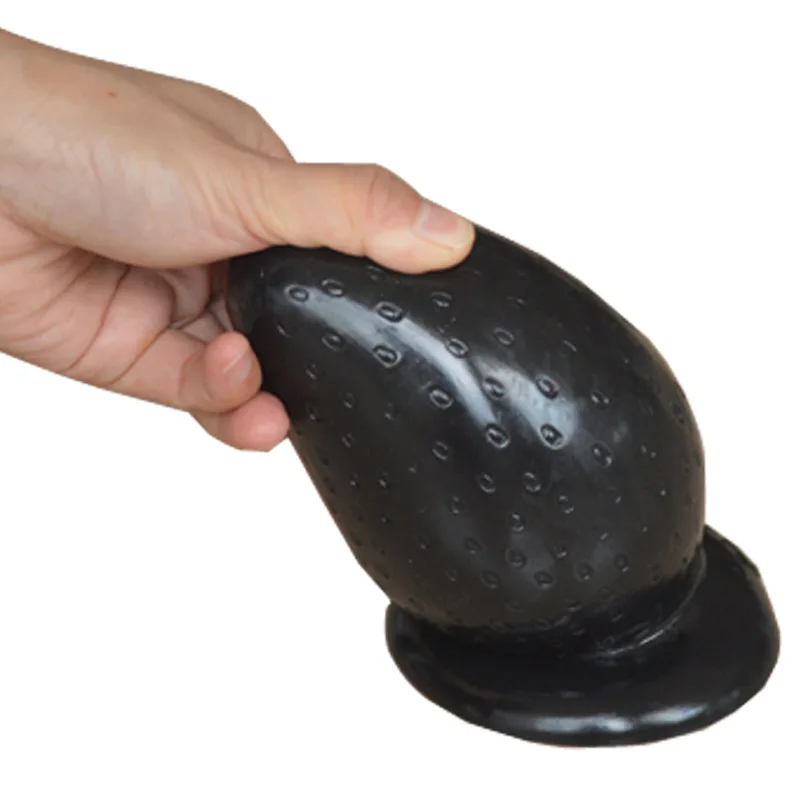 FAAK Strawberry Super Big Anal Plug Butt Silicone Suction Cup Booty Beads Unisex Sex Toys for Man and Women | Красота и здоровье