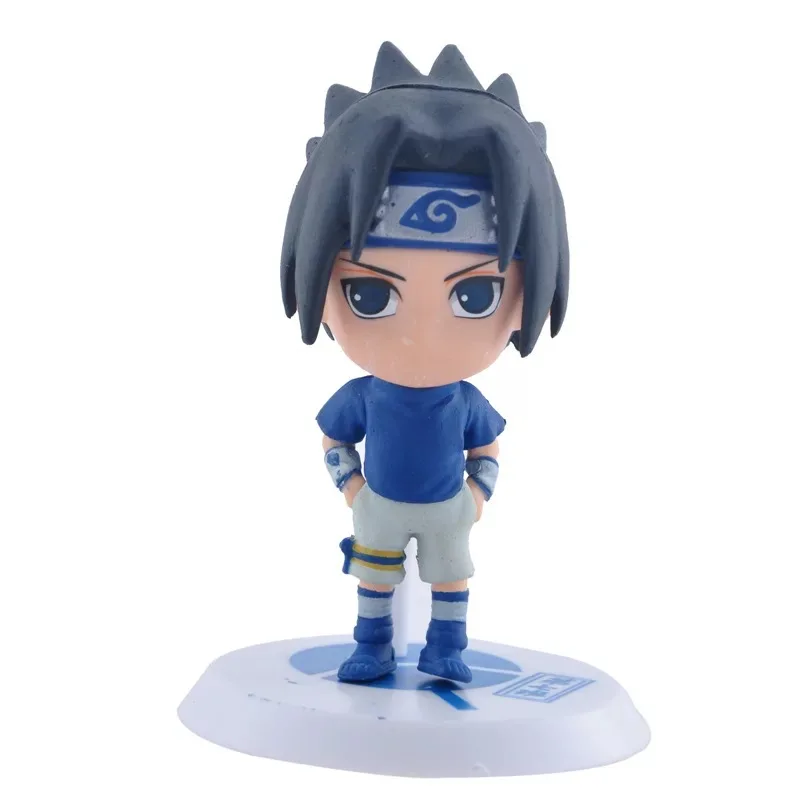 6pcs/Set Naruto Sasuke Uzumaki Anime Figure Toy Sakura Hatake Kakashi Iruka Japan Collections Gifts Toys Mini Model Doll | Игрушки и