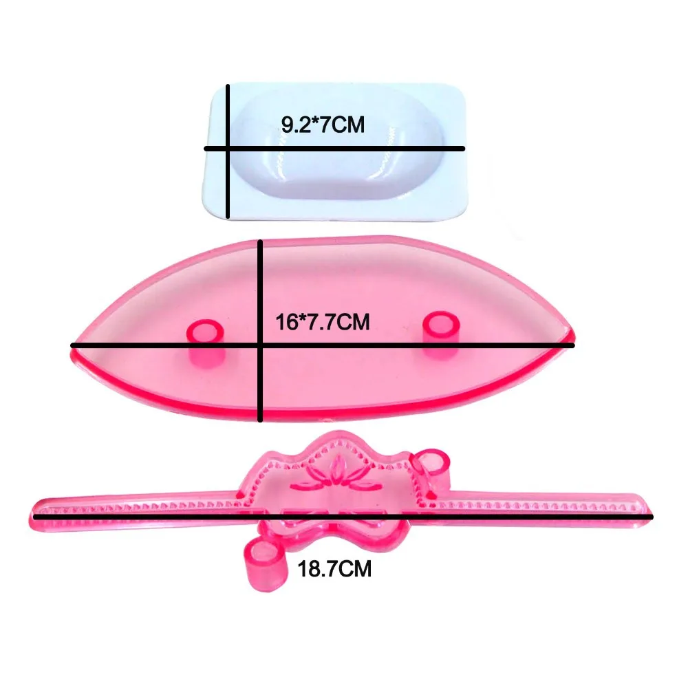 Новинка стильный пластиковый Дамский клатч для помадки 3 шт./компл. резак дамской