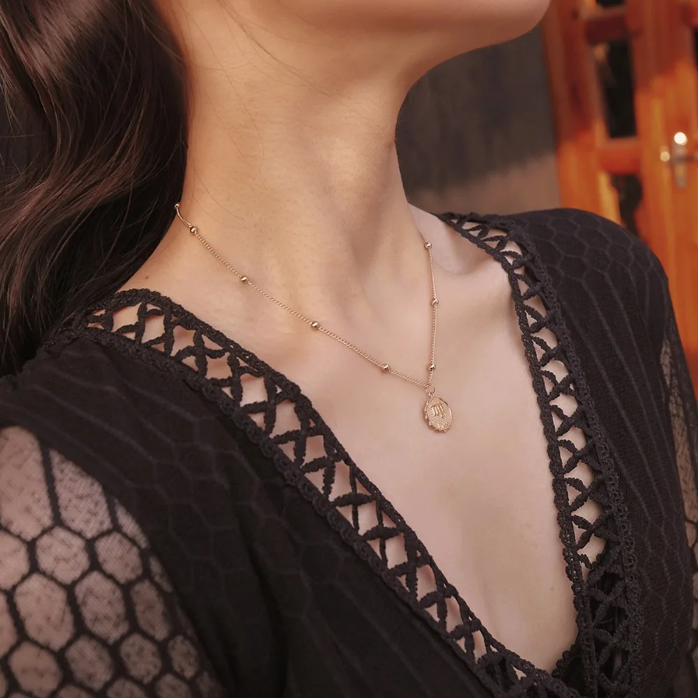 Ожерелье ожерелье с 12 созвездиями очков ювелирные изделия Овен рак Вирго Телец