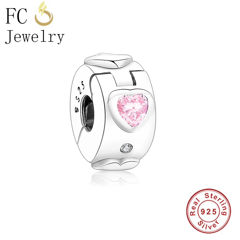 FC0772 FC ювелирное изделие, браслет Pandora, 925 серебро, четырехлистный клевер, Микки, клипса, пробка, бусина, рефлексион, Berloque - Цвет: FC0772