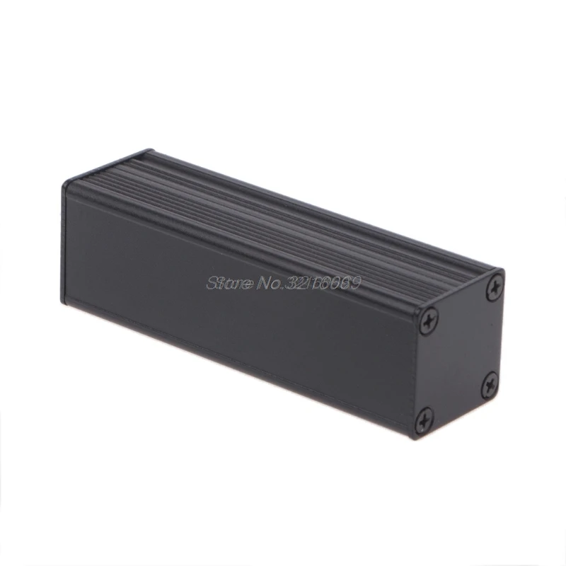 Новый алюминиевый корпус для электронного проекта DIY черный чехол 80x25x25 мм Oct29