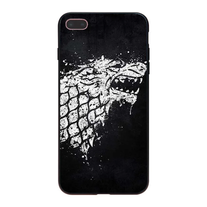 MaiYaCa Игра престолов волк Новинка Fundas чехол для телефона iPhone 8 7 6 6S Plus X 10 5 5S SE 5C Coque