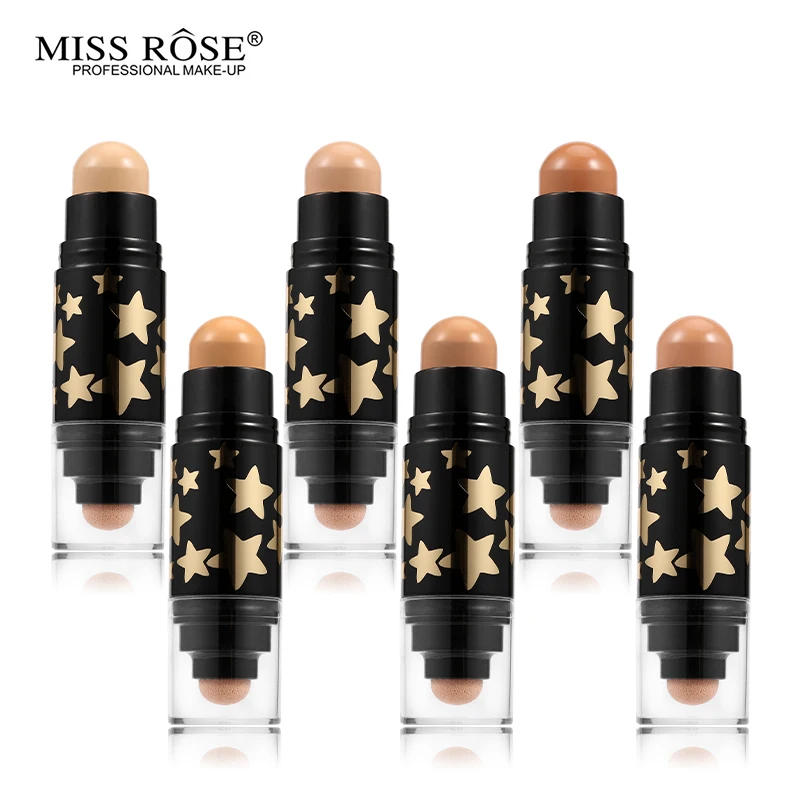 MISS ROSE 12 цветов подушка для основы полное покрытие консилер длинный бронзатор