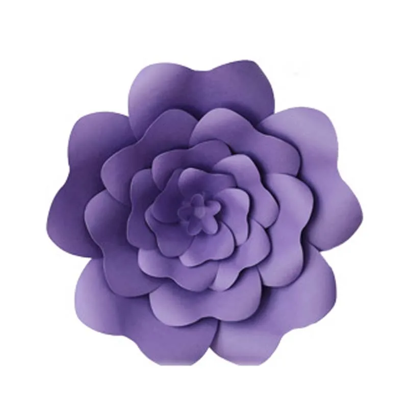 30CM 30 см/40 см голова DIY бумажные цветы для свадебного украшения, гигантский бумажный цветок фон искусственные розы Настенный декор - Цвет: 30CM
